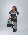 DENIM TOP AND  PANT SET